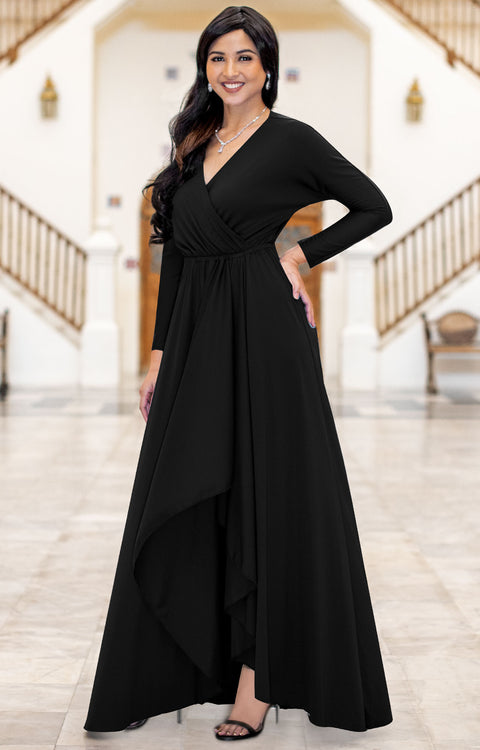 plus size black dresses for funeral